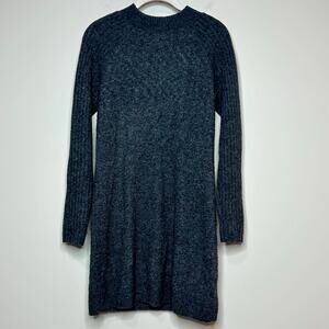 Abercrombie & Fitch Gray Knit Sweater Dress Size XS Mock Neck
